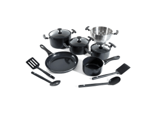 BK Vivid Cookware Pannenset | 13-delig voor €89,95 bij iBOOD