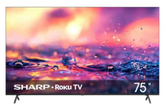 Pantalla Sharp 75" Roku QLED + Columpio por $9,999 | Oferta HEB