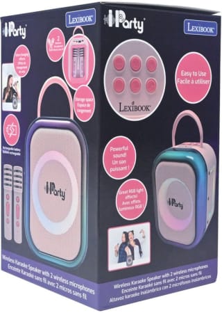 Lexibook Bluetooth karaoke met 2 draadloze microfoons voor €13,86 bij Bol