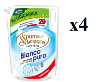 4 x Spuma di Sciampagna Ecorecarga Detergente Lavadora 1305ml por 11.96€