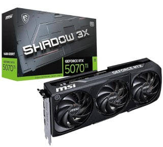 Carte graphique MSI NVIDIA GeForce RTX 5070 Ti 16G Shadow 3X OC à 799€