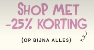 25% korting op bijna alles bij Studio Noos