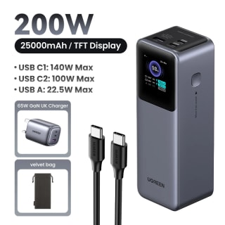 UGREEN Nexode 200W 25,000mAh por $886 en AliExpress