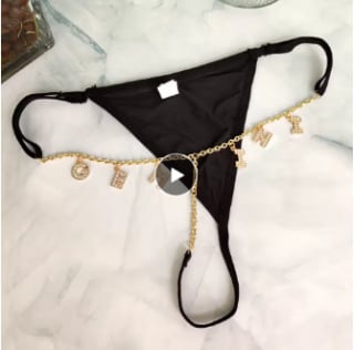 Tanga c/letras Nombre personalizado p/mujer. Sexy $3.270 En AliExpress, Chile