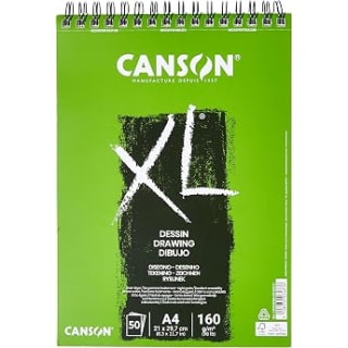 Canson Álbum Espiral XL Bristol A4 (50 hojas, 180 g) por 5,23€ en Amazon