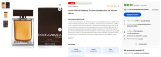 Loción Dolce & Gabbana The One Caballero 100ml por $839 | Oferta Walmart