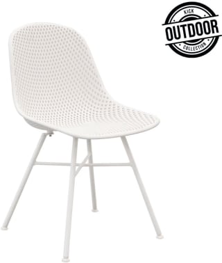 Kick Tuinstoel Sol Wit voor €19 bij Bol