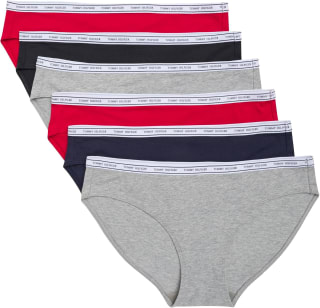 Tommy Hilfiger Cotton Bikini Panty 6 Pack por $634.05 en Amazon