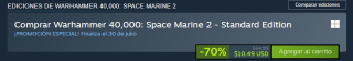 Warhammer 40,000: Space Marine 2 por $239 | Oferta Steam