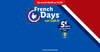 5€ de réduction dès 39€ d'achat chez Lidl (coupon Lidl Plus)