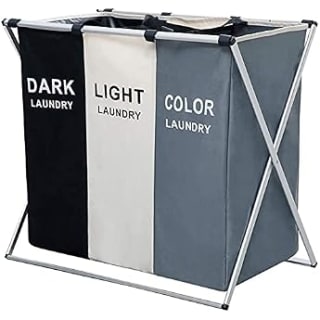 MUZENS 135L Cesta para Ropa Sucia plegable de 3 compartimentos por $199 en Amazon