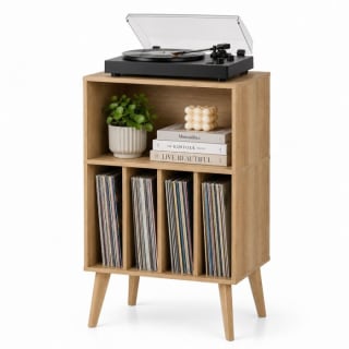 Meuble pour tourne-disque avec rangement pour vinyles DPL2 pour 69,99€ chez Motea
