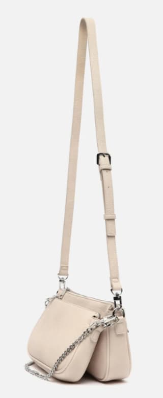 Bolso bandolera con compartimento extraíble por 9€
