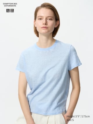 T-shirt 100% lin pour 19,90€ chez UNIQLO