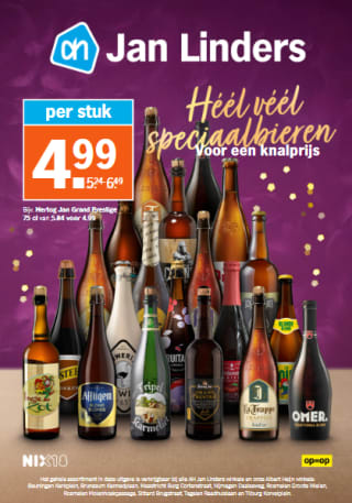 Héél véél speciaalbieren voor een knalprijs AH Jan Linders