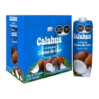 Crema de Coco Calahua 6x1L por $328 | Sam's Club