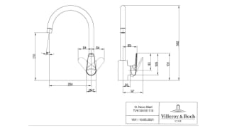 Villeroy & Boch O.novo Start keukenkraan voor €49,95 bij iBOOD