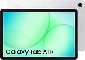 Samsung Galaxy Tab A11+, AI Features, 11" 90Hz Display, 256GB/8GB, Silver/Grey 3 Year