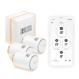 Netatmo Pack “Slimme Thermostaat + 3 Slimme Radiatorknoppen” voor €159,99 bij Amazon