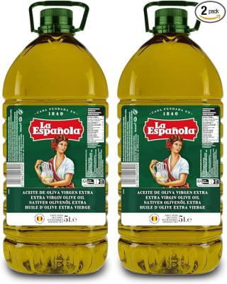 2 garrafas 5 litros LA ESPAÑOLA Aceite de Oliva Virgen Extra Selección por 38.90€