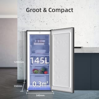 CHiQ FSD160D4E vrijstaande vriezer (145 L) voor €109,99 bij Bol