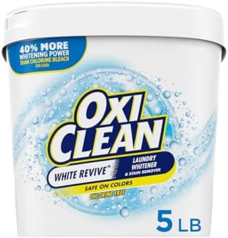 OxiClean White Revive Laundry Whitener + Stain Remover (5 lbs.) por $290.68 en Amazon