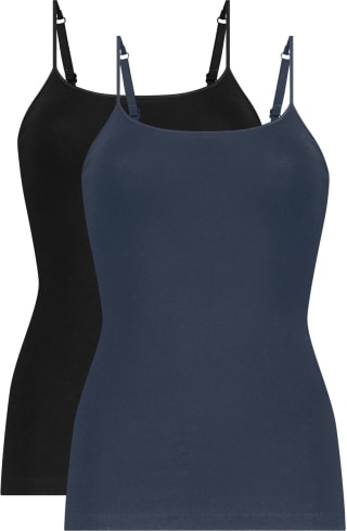 Ten Cate Spaghetti top dames 2-pack voor €16,95 bij Bol