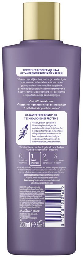 Andrélon PRO CARE Protein Plex Repair Shampoo (6 x 250 ml) voor €16,24 bij Bol
