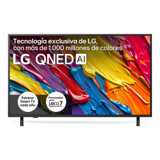 TV QNED 50" LG 50QNED82A6B, UHD 4K, Procesador Inteligente α7 AI por 380€