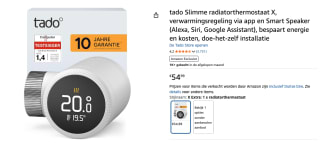 Tado Slimme Radiatorknop X (uitbreiding)voor €55,91 bij Amazon