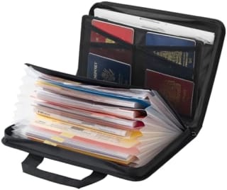 VEVOR maletín ignífugo para documentos (368 x 270 x 50 mm) por 18,12€ en Amazon