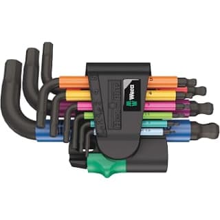 Wera 967/9 TX Multicolour HF 1 hoeksleutelset (9-delig) voor €22,79 bij Amazon