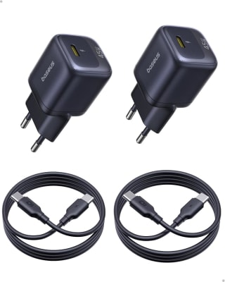 Baseus 45W USB-C oplader (2-pack) voor €28,45 bij Amazon