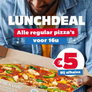 2e pizza vanaf €3 bij Domino's