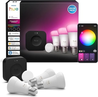 Philips Hue Starterkit Bridge Pro + Smart button + 3 A60 slimme lampen voor €134,99
