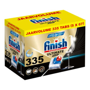 Finish Vaatwastabletten Ultimate Plus Fresh (335 stuks) voor €48,99 bij Plein