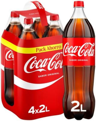 Coca-Cola Sabor Original Pack 4 x 2 L por 6,47€ en Amazon