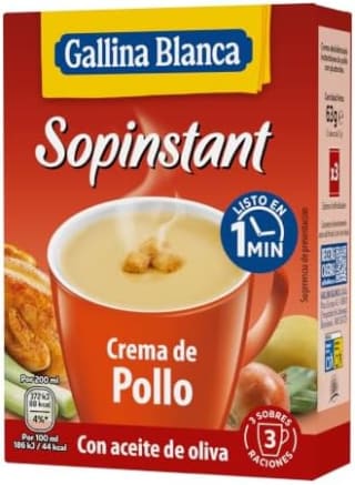Gallina Blanca Sopinstant Crema de Pollo con Picatostes por 1€ en Amazon