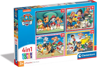Clementoni 4In1 Puzzle Paw Patrol 21513 voor €2,99 bij Amazon