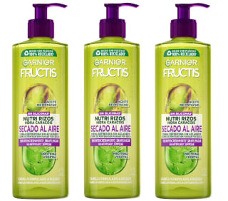 3 botes de GARNIER Fructis Nutri Rizos Secado al Aire 400ml por 7.99€