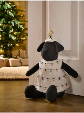 Sheep Christmas Door Stopper – £4 (Free Click & Collect)