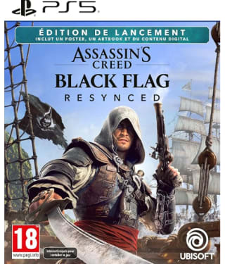 Jeu PS5 Assassin's Creed Black Flag Resynced à 44,99€