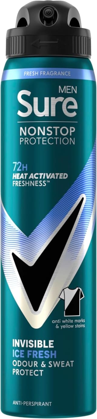 Sure Men Nonstop Protection Invisible Ice, 250ml (3 for 2 offer) for £2.50 at Amazon