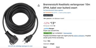 Brennenstuhl Kwaliteits verlengsnoer 10m voor £13,93 bij Amazon
