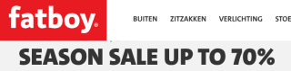 SEASON SALE tot 70% korting bij FatBoy