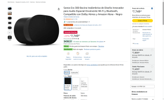 Parlante Sonos Era 300 por $6,074 | Amazon (Banamex)