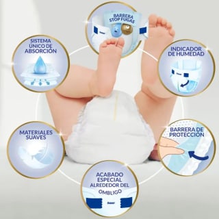 Dodot Sensitive Talla 1 (58 uds) por 24,69€ en Primor