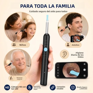 Limpiador de Oídos Visual 1080P con Cámara por $17 en AliExpress