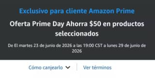 $50 de Ahorro en Seleccionados | Amazon Prime Day