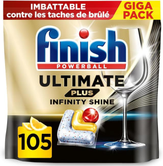 Pastilles Lave-Vaisselle Citron Finish Ultimate Plus à 40,49€